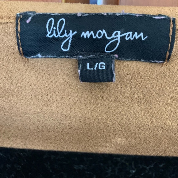 Lily Morgan Suede Boho Top - Picture 2 of 4